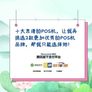 若从十大靠谱刷卡机再挑2款POS机,这样选择并给出理由