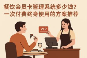 餐饮会员卡管理系统多少钱?一次付费终身使用的方案推荐