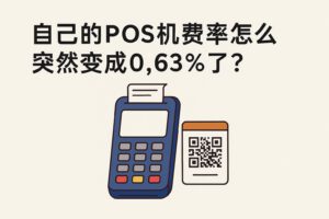 pos机刷卡手续费0.63了怎么办？