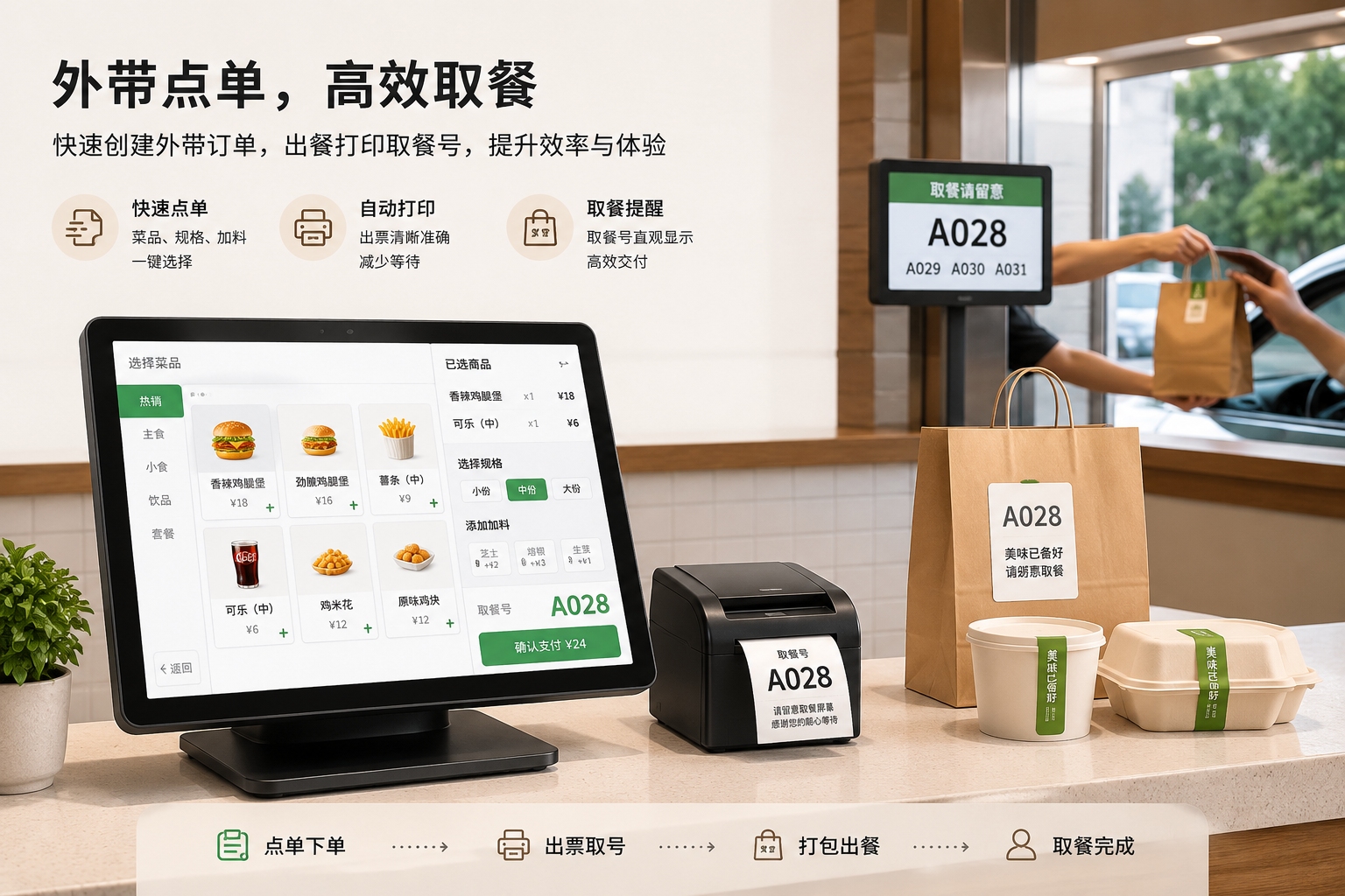 收银系统外带