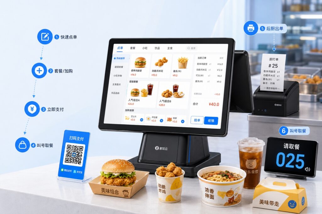 快餐单店上线与持续服务:新店开业前的系统配置与验收