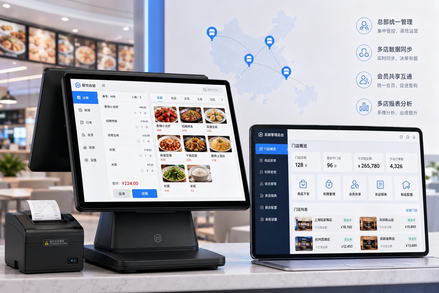 连锁门店收银系统解决方案