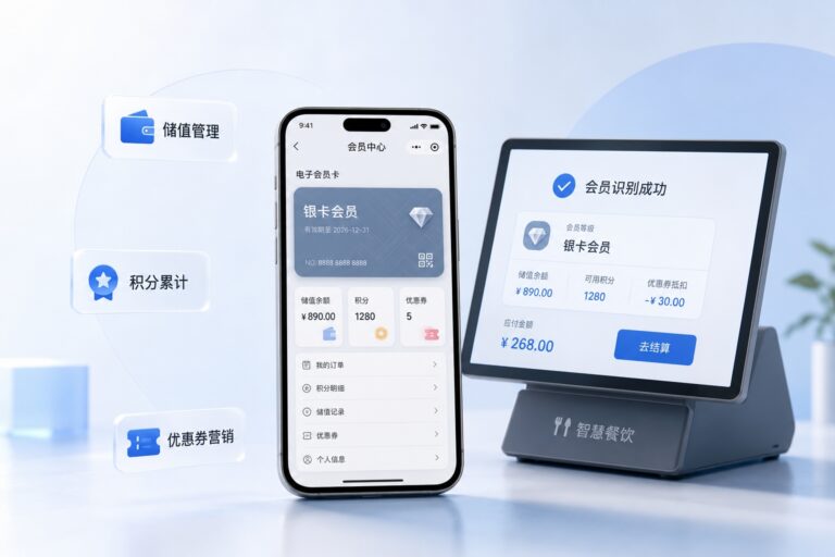 会员卡、积分、优惠券与储值余额管理
