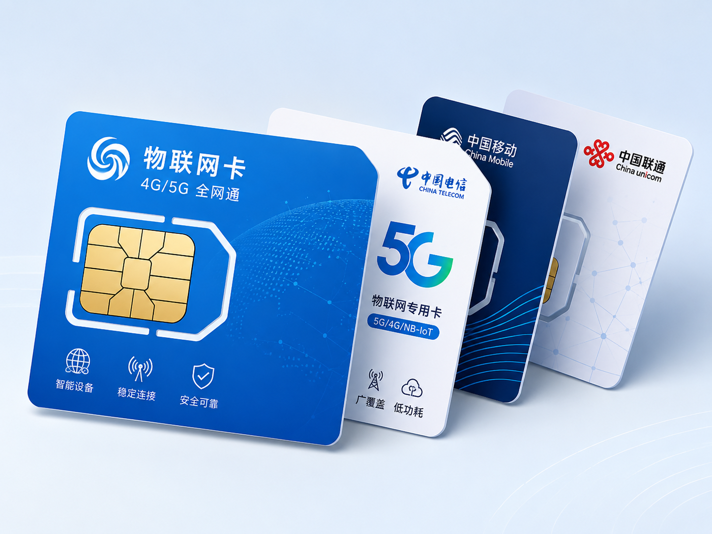 中国移动物联网卡产品展示图