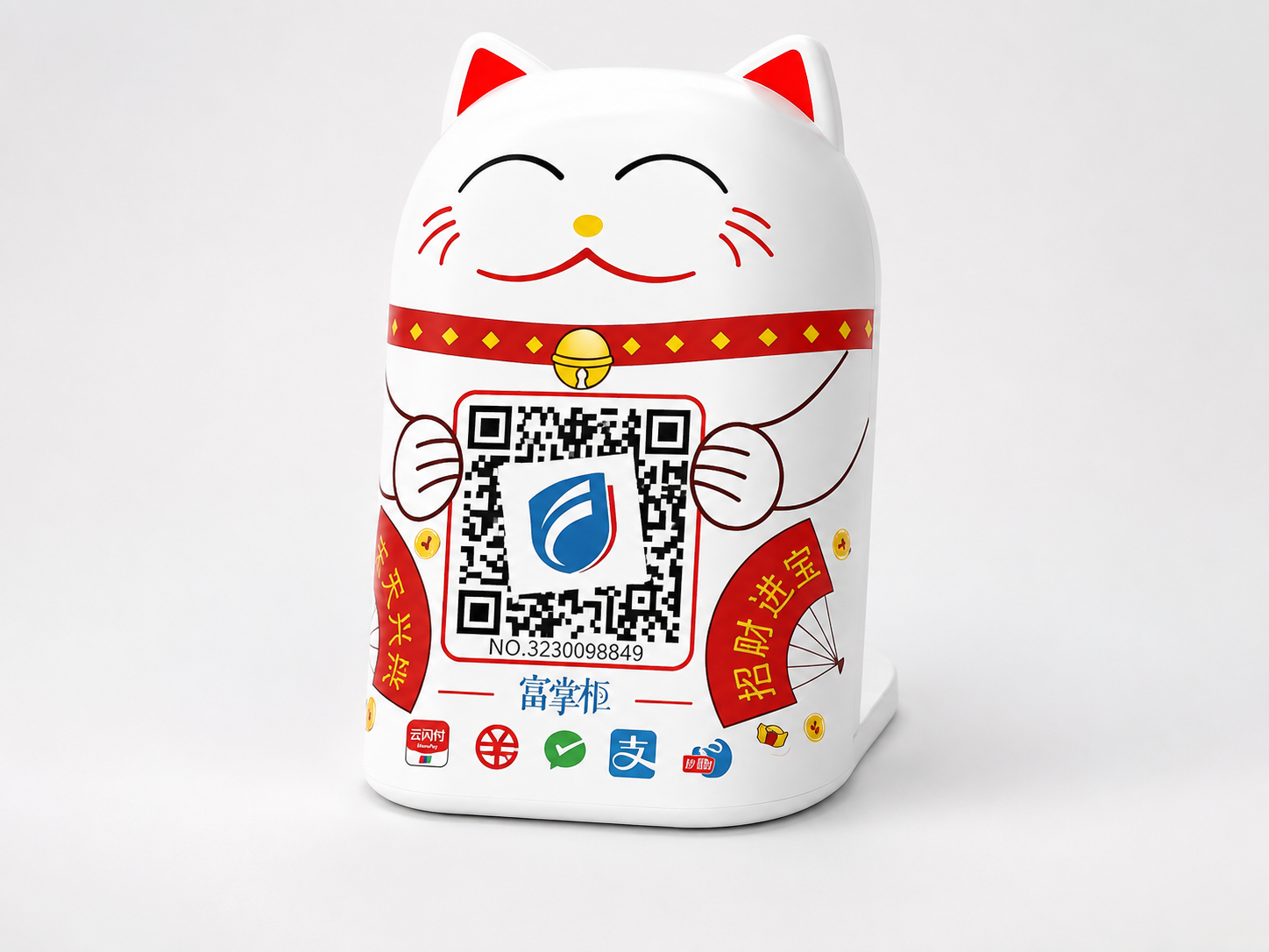 富掌柜云音箱招财猫产品展示图